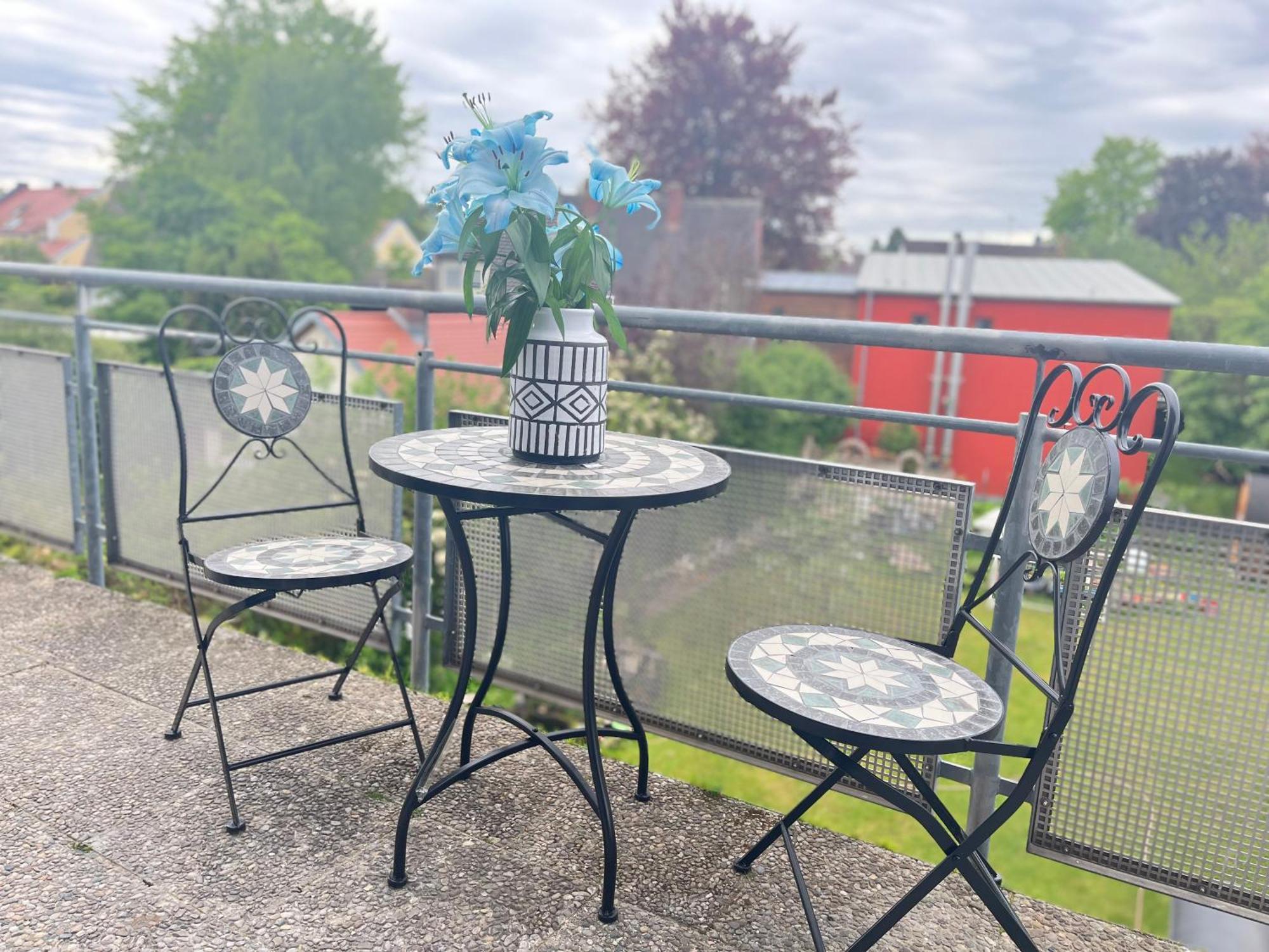 Dreamstay Augsburg Traum Penthouse Goeggingen 외부 사진