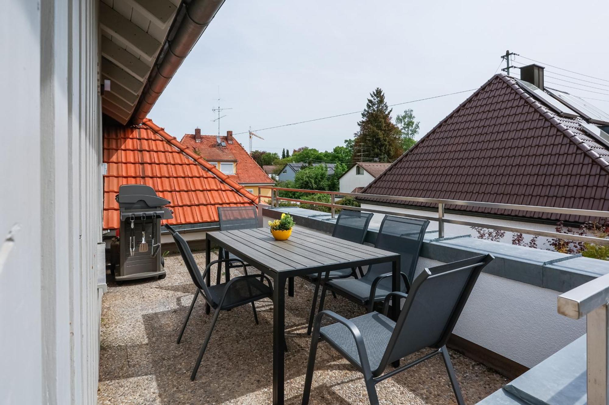 Dreamstay Augsburg Traum Penthouse Goeggingen 외부 사진